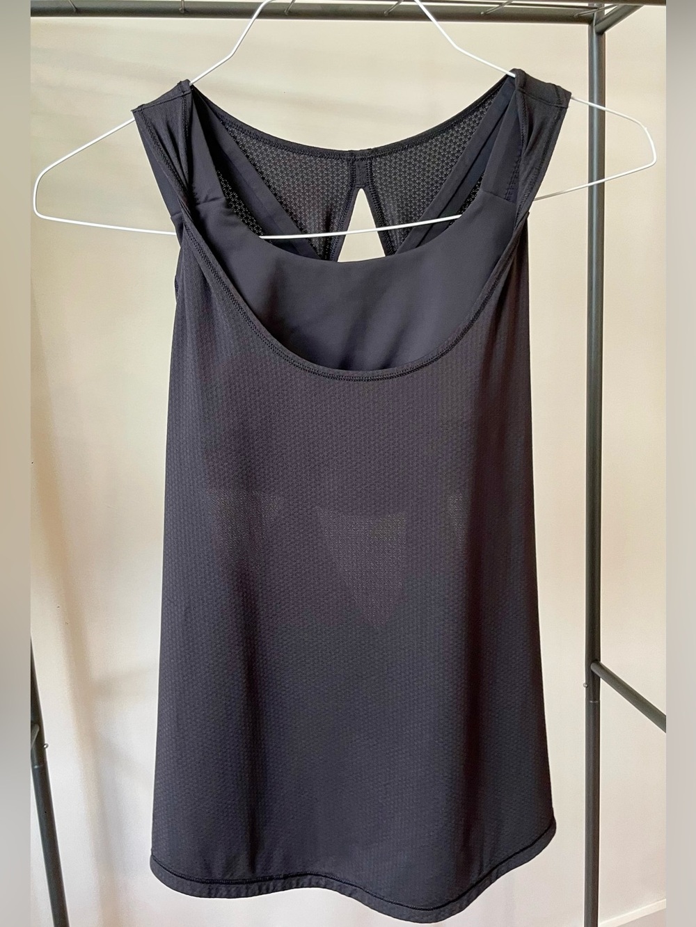 Lululemon Black Tank Top with Built-In Sports Bra